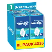 Always Maandverband Ultra Sanitary Towels Maat 1 104 stuks