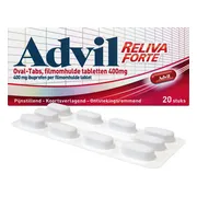 Advil Reliva Forte Oval Tabs 400 mg - voor pijn en koorts 20TB