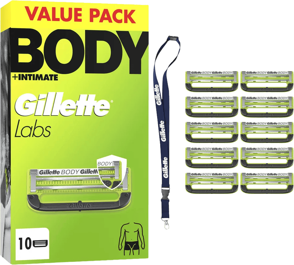 GilletteLabs Body Navulmesjes (10 stuks)