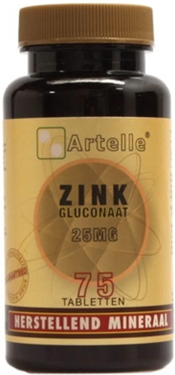 Artelle Zink Gluconaat 25mg Tabletten 75TB