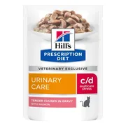 Hill's Prescription Diet Feline C/d Urinary Zalm 85 gr