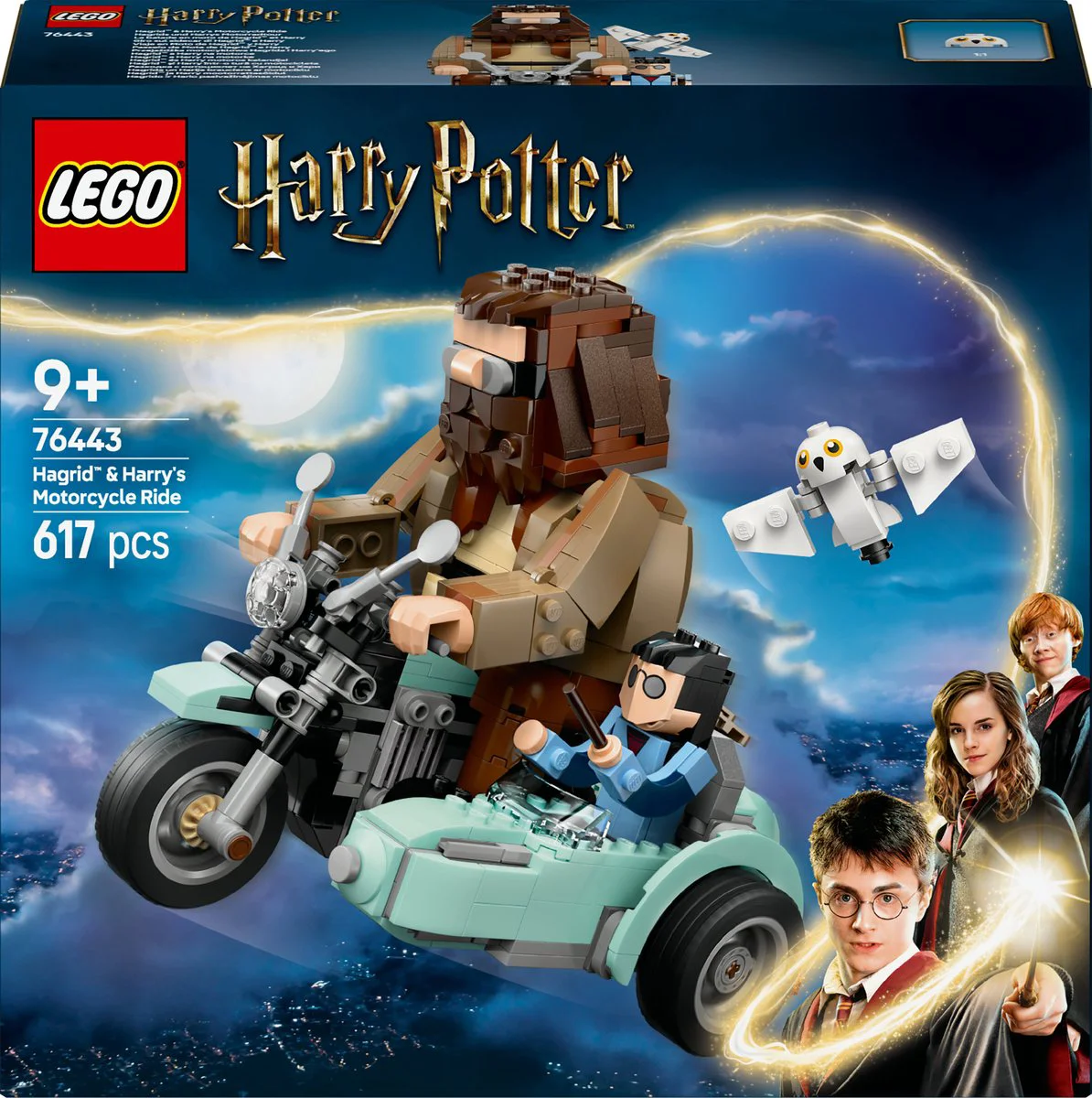 LEGO Harry Potter Hagrid en Harry's Rit op de Motor 76443