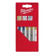 Milwaukee Set decoupeerzaagbladen - T-schachtopname Set - VE=5 - 4932345825