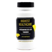 Highest Healthcare Vitamine D3-25 1000IU Softgels 270CP