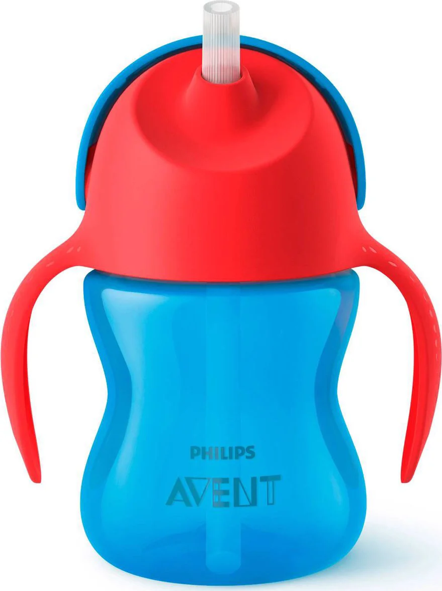 Philips Avent Rietjesbeker Blauw 200 ml