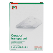 Lohmann & Rauscher Curapor Transparant wondverband 7x5cm 5ST