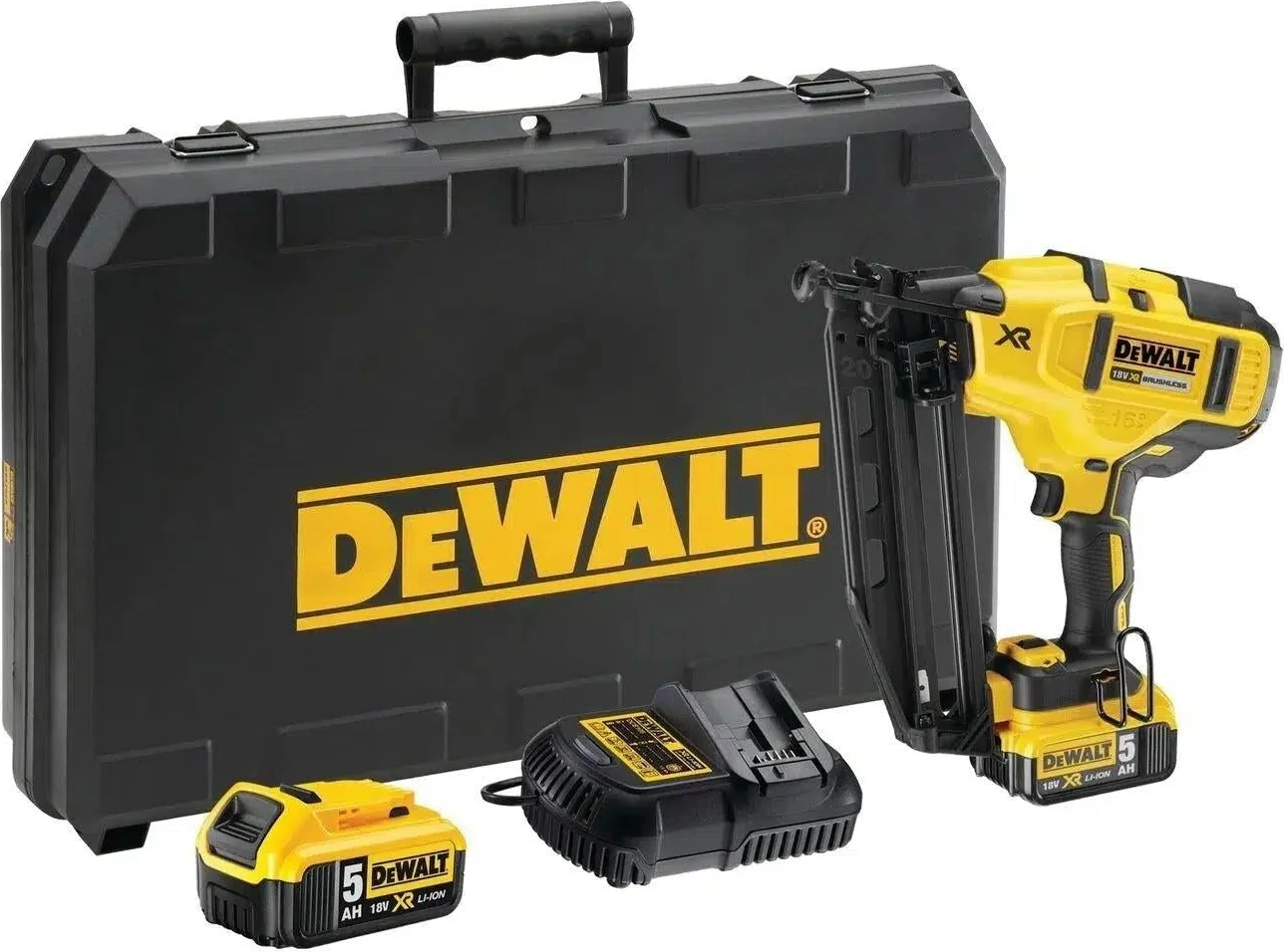 DeWALT DCN660P2 Accu afwerktacker 16Ga 18V XR 5.0Ah in koffer