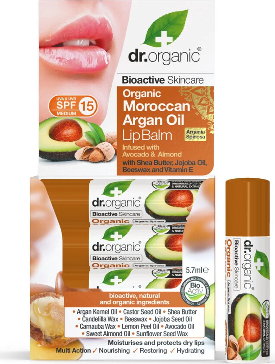 Dr Organic Moroccan Argan Oil Lipbalm 5,7ML