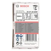 Bosch Professional Afwerknagel RVS 63mm 20° 16Ga VE=2000 - 2608200536
