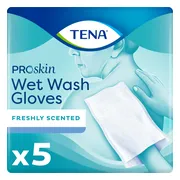 TENA Wet Wash Glove Freshly Scented 5ST