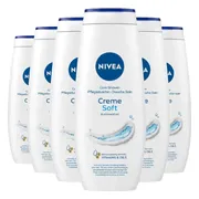 6x NIVEA Douchegel Creme Soft 500 ml