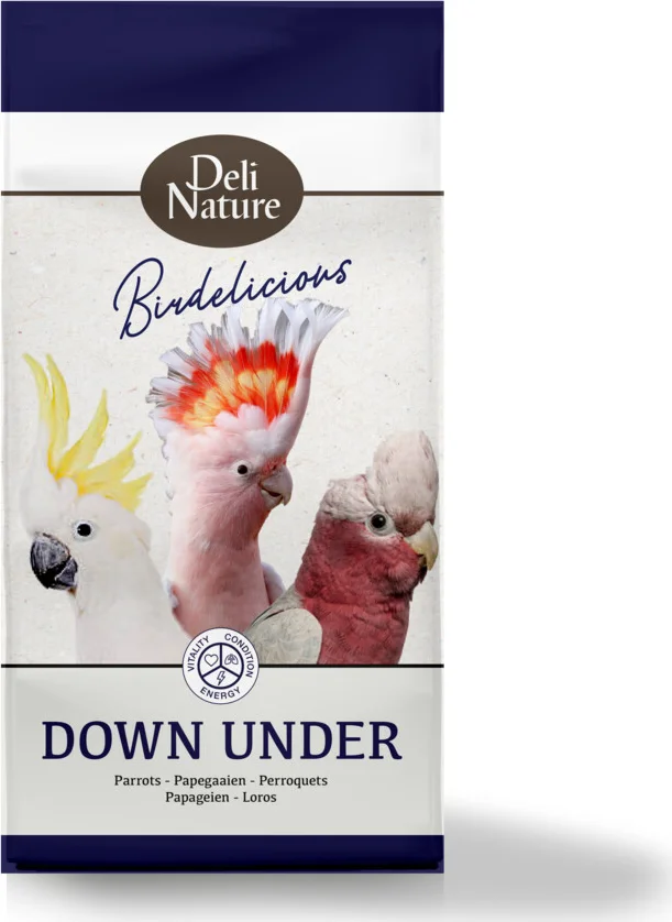 5x Deli Nature Birdelicious Papegaaien Down Under 750 gr
