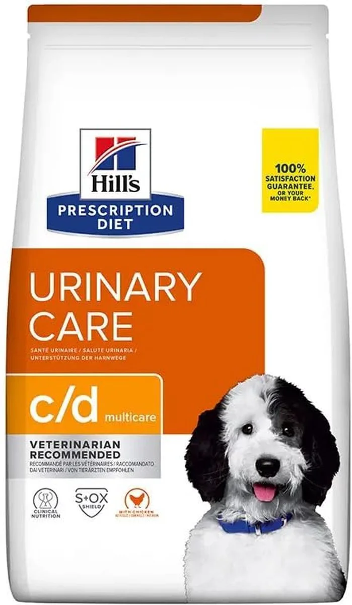 Hill's Prescription Diet c/d Multicare Urinary Care Hondenvoer Droog Kip 4 kg
