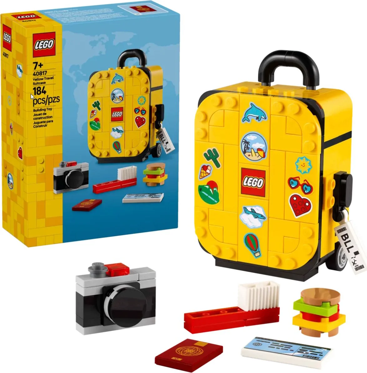 LEGO Gele koffer 40817