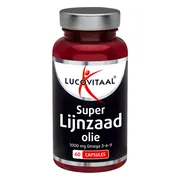 3x Lucovitaal Super Lijnzaad Olie 1000 mg Omega 3-6-9 60 capsules