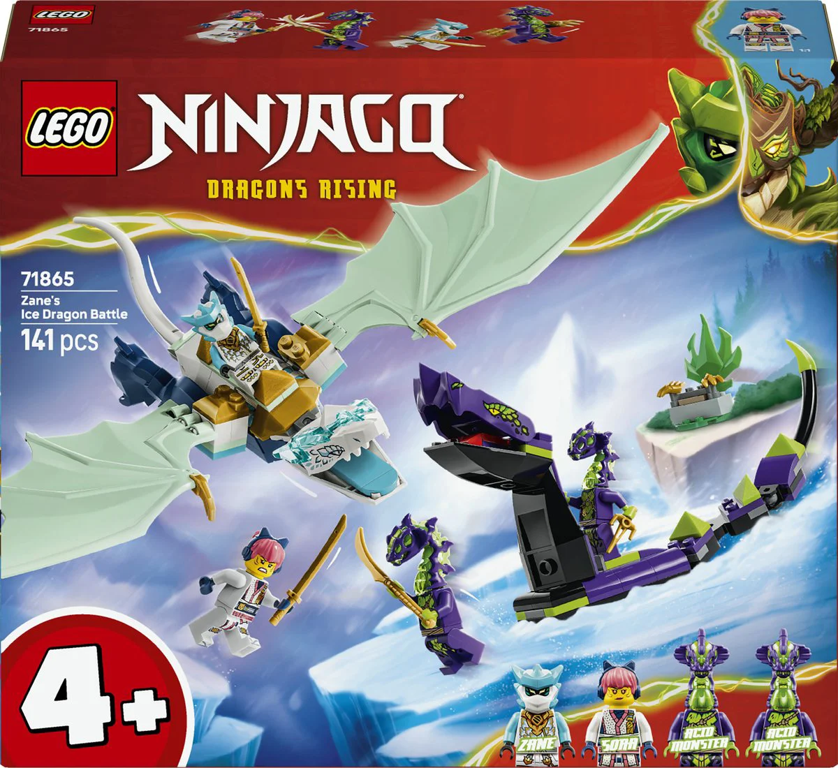 LEGO NINJAGO Zane's ijsdraakgevecht 71865
