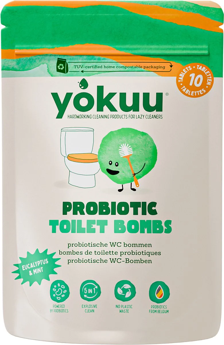 Yokuu Probiotic Toilet Bombs Eucalyptus & Mint 10ST