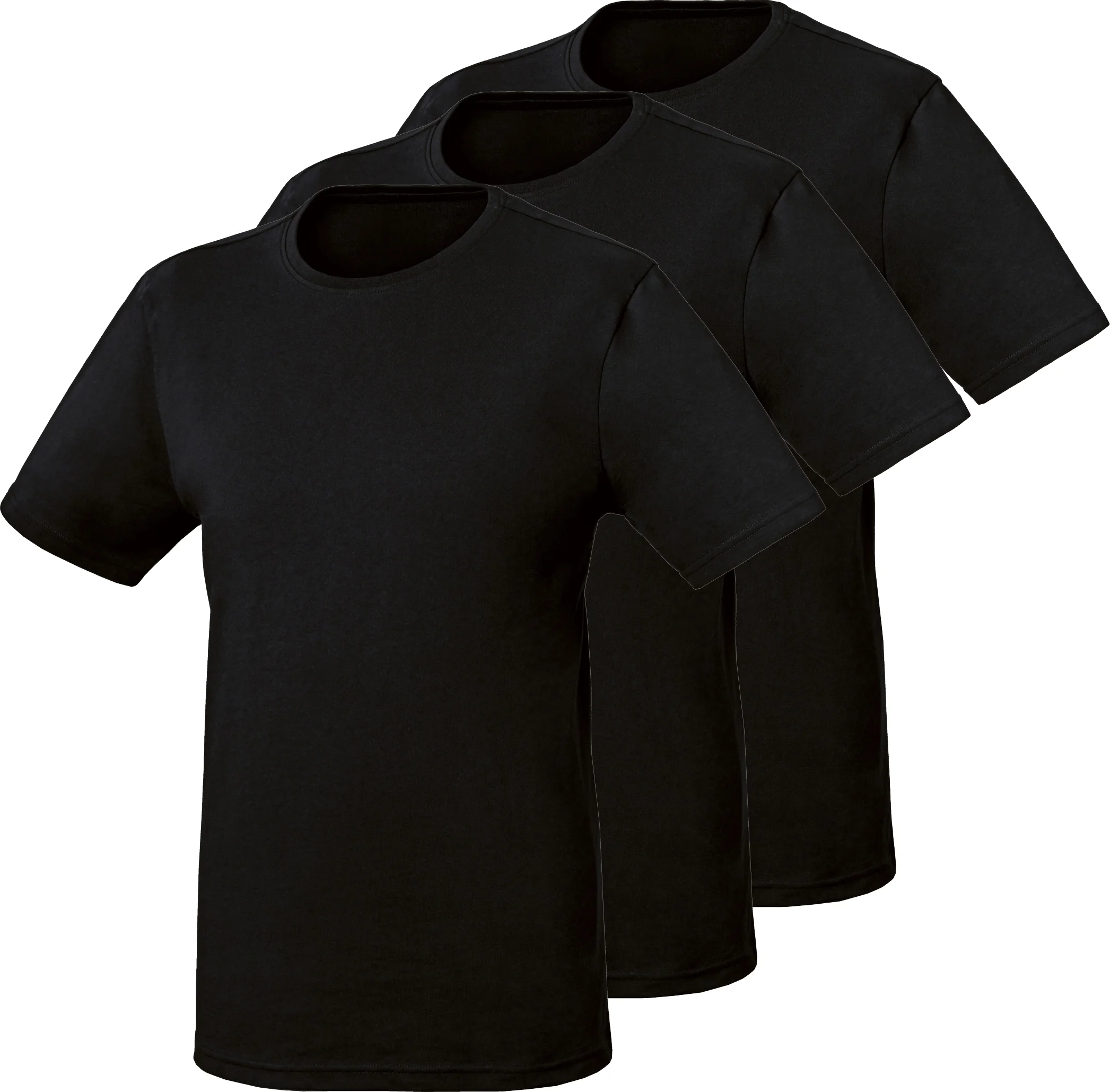 PARKSIDE Set van 3 heren T-shirts (zwart, S)