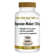 Golden Naturals Magnesium Malaat 150 mg 90 tabletten