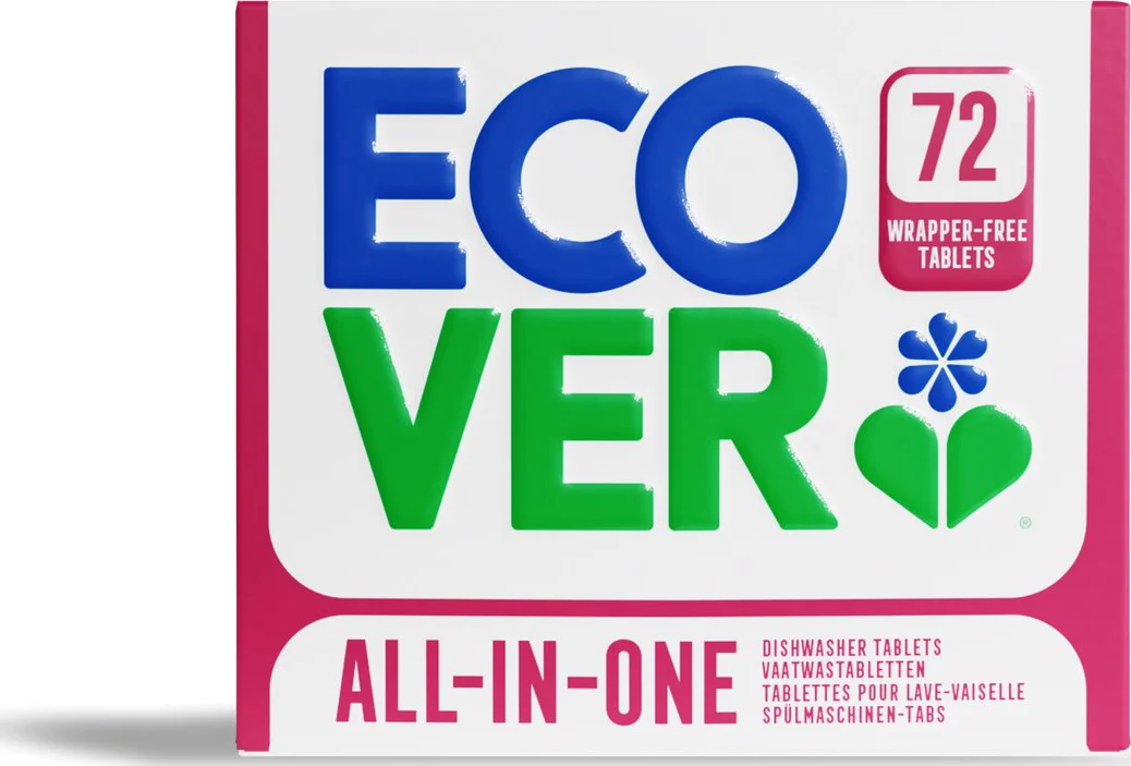 Ecover All-In-One Vaatwastabletten 72ST