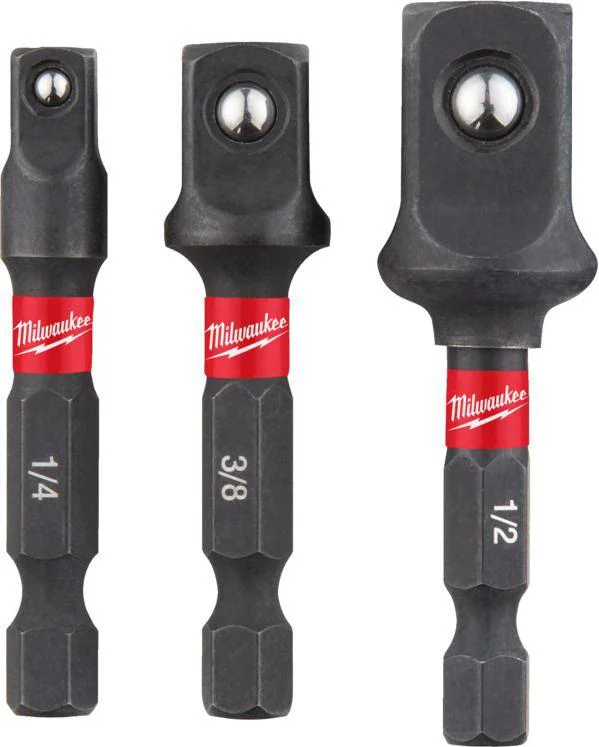 Milwaukee Dopadapter 1/4" zeskant naar 1/4", 3/8" & 1/2" vierkant - 4932479228