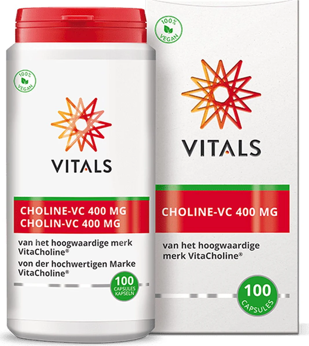 Vitals Choline-VC 400 mg Capsules 100CP