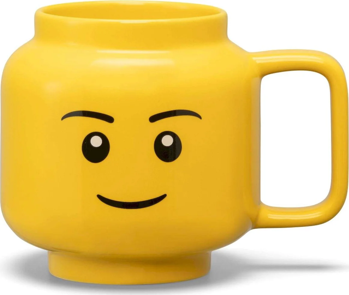 LEGO Grote keramische mok met jongenshoofd