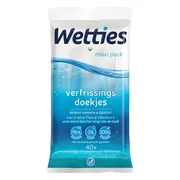 Wetties To Go Verfrissingsdoekjes 40ST