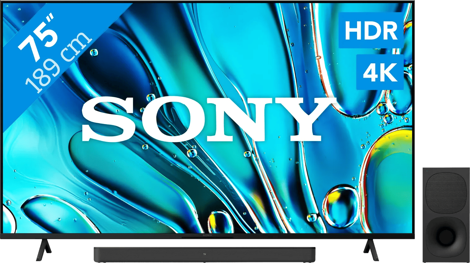 Sony Bravia 3 75" 4K Led (2025) + Sony HT-S400