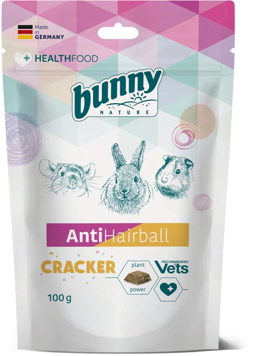 5x Bunny Nature Anti Hairball Cracker 100 gr