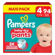 Pampers Baby Dry Luierbroekjes Maat 4 (9-15kg) 94 stuks