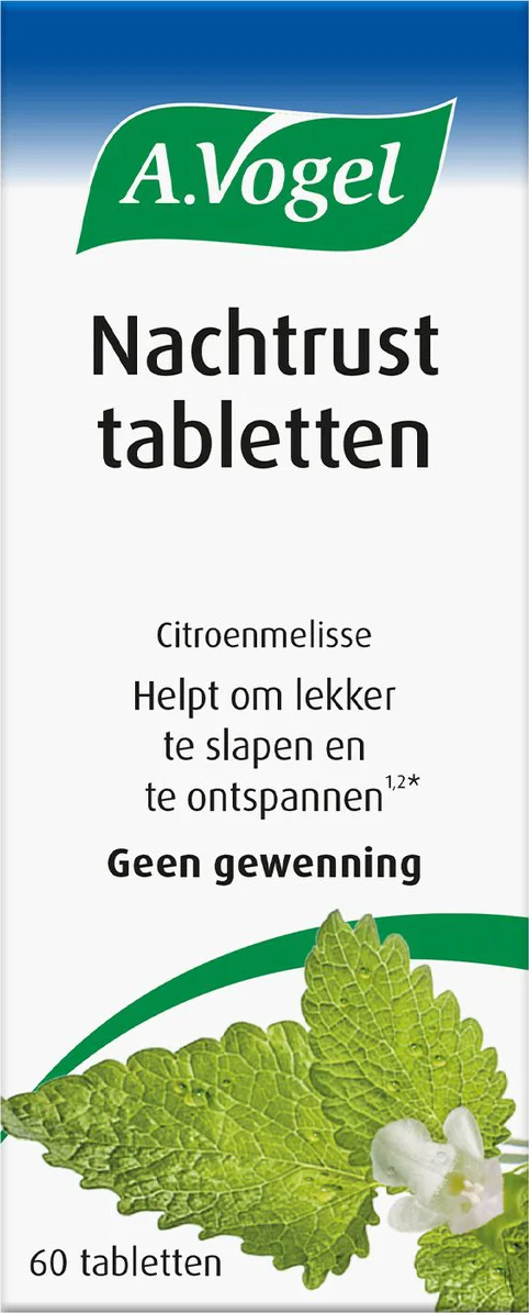 A.Vogel Dormeasan Citroenmelisse Nachtrust¹* Tabletten 60TB