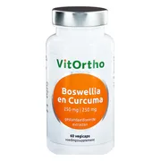 VitOrtho Boswellia en Curcuma Vegicaps 60CP