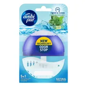 Ambi Pur Toiletblok Starterkit 5in1 Fresh Water & Mint