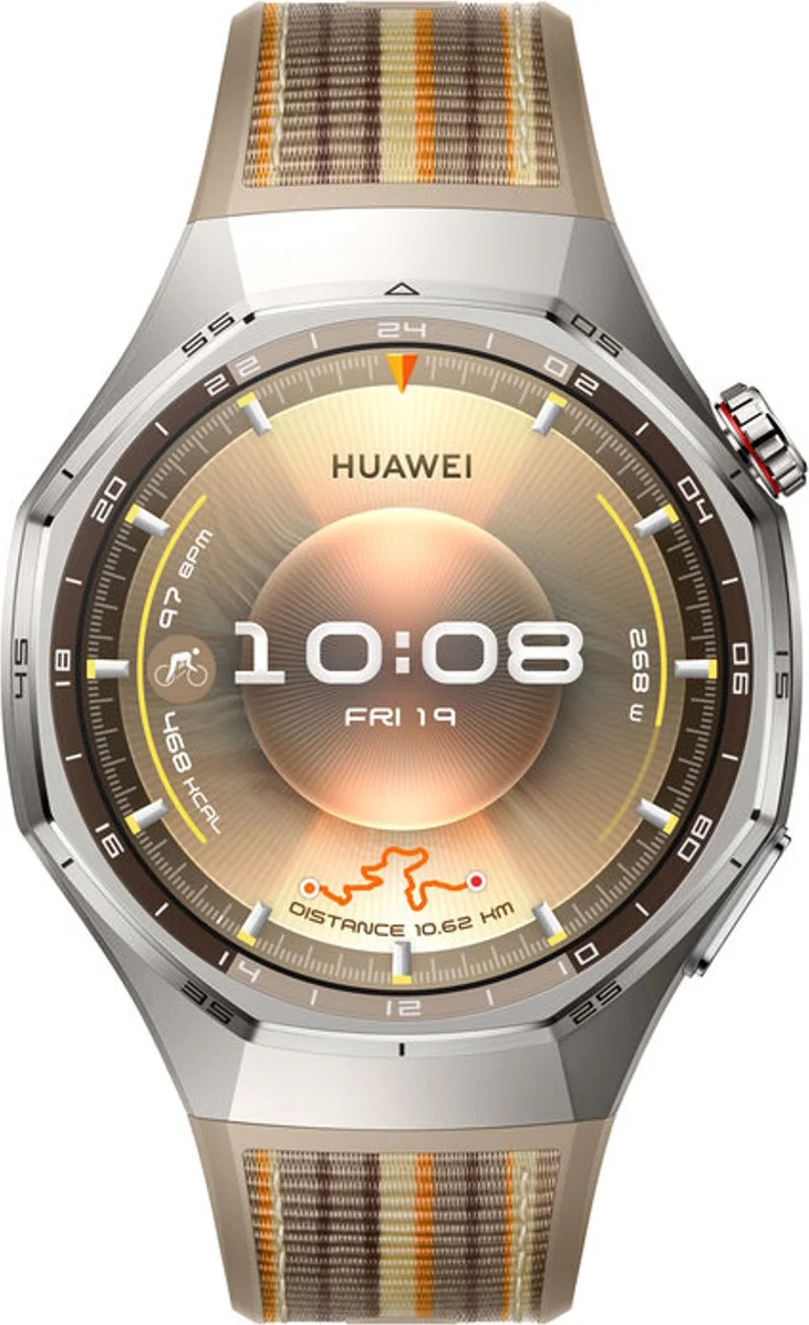 Huawei Watch GT 6 Pro 46 mm Zilver/Bruin