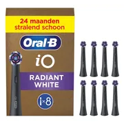 Oral-B iO Radiant White (8 stuks) Zwart