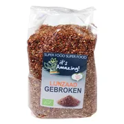Its Amazing Lijnzaad Gebroken 400GR