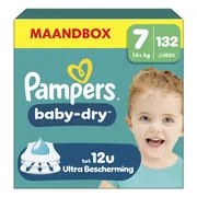 Pampers Baby Dry Luiers Maat 7 (15 kg+) 132 stuks