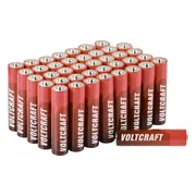 VOLTCRAFT Industrial LR03 AAA batterij (potlood) Alkaline 1300 mAh 1.5 V 40 stuk(s)