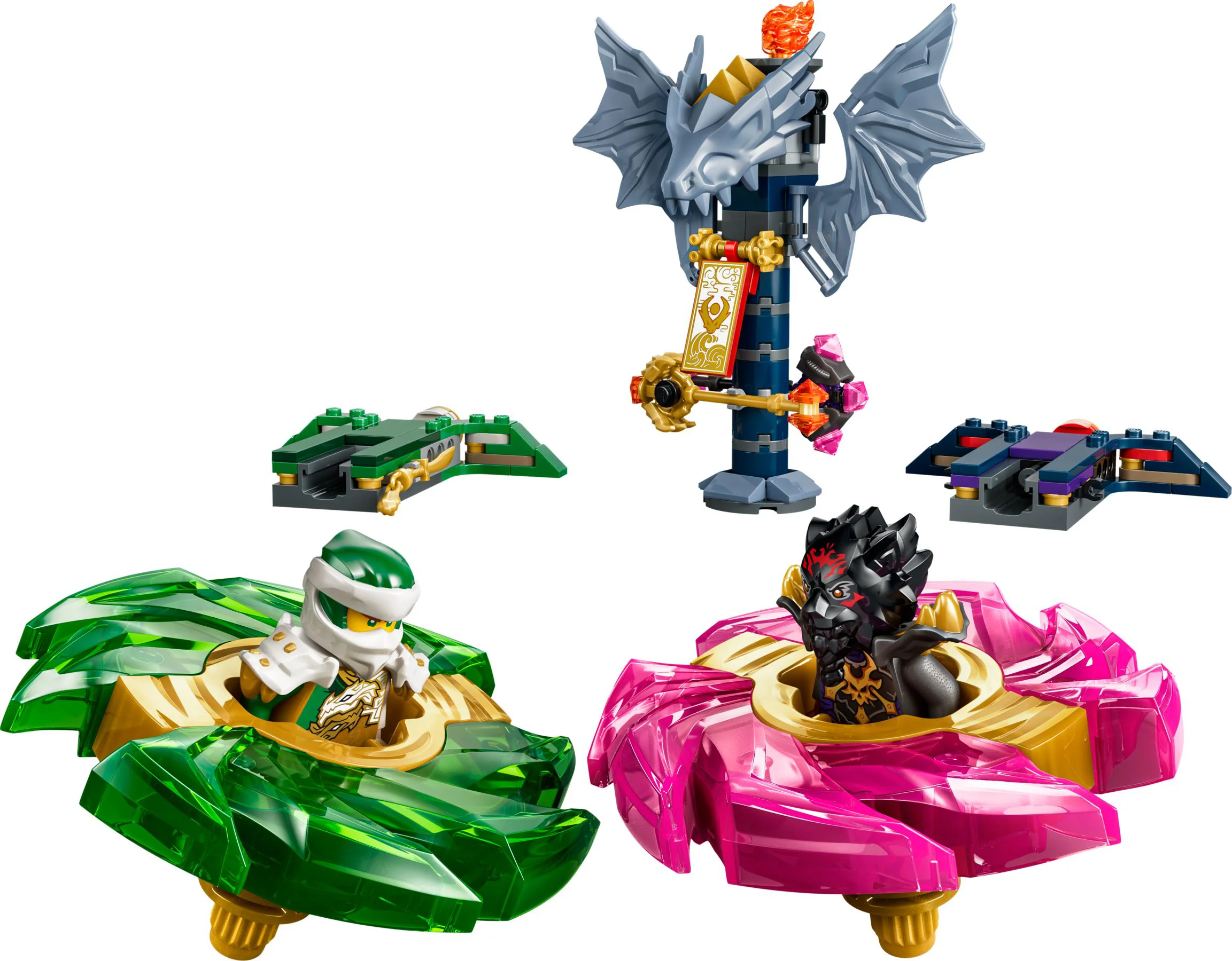 LEGO NINJAGO Lloyd vs. Ras spinnerduel 71875