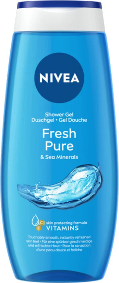 3x NIVEA Douchegel Fresh Pure 250 ml