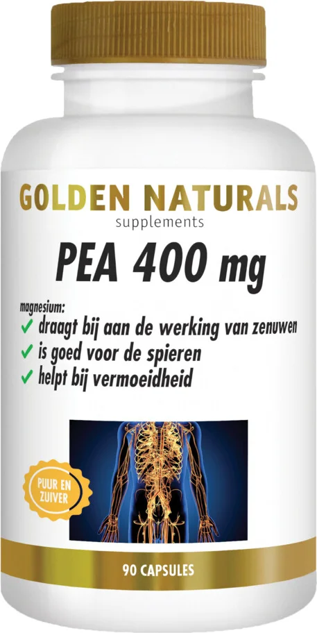 2x Golden Naturals PEA 400mg 90 vegacapsules
