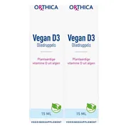2x Orthica Vegan D3 druppels 15 ml