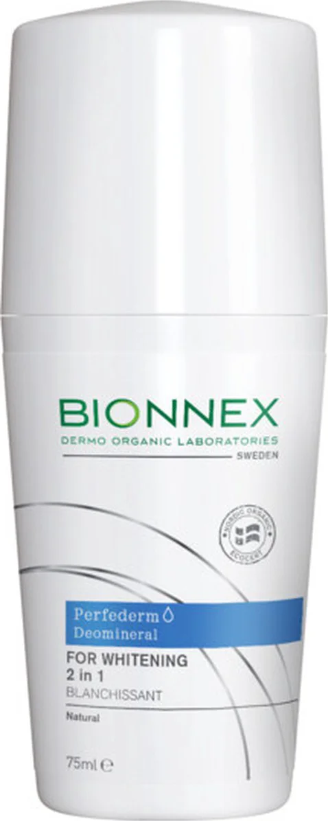 Bionnex Perfederm Deomineral Roller 2 In 1 voor Whitening 75 ml