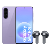 Samsung Galaxy A57 256GB Paars 5G + Samsung Galaxy Buds4 Zwart