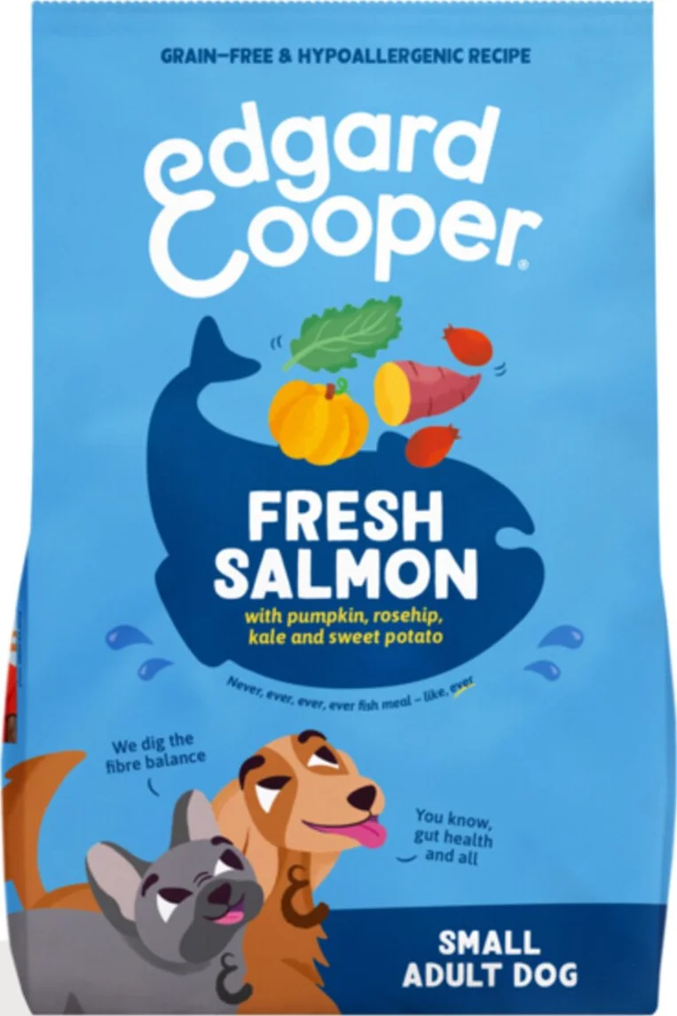 3x Edgard & Cooper Hondenvoer Droog Adult Small Zalm 3 kg
