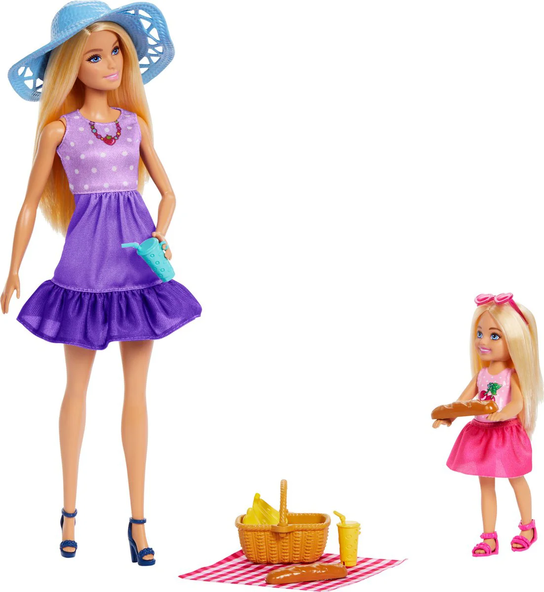 Barbie Malibu Picknickset met Chelsea - Modepop