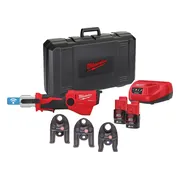 Milwaukee M12 ONEHPT-202C TH-Set FORCE LOGIC™ Accu hydraulische perstool 12V 2.0Ah in koffer - 4933481036