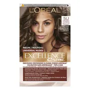 L'Oréal Excellence Crème Universal Nudes Permanente Haarkleuring 5U Universeel Lichtbruin