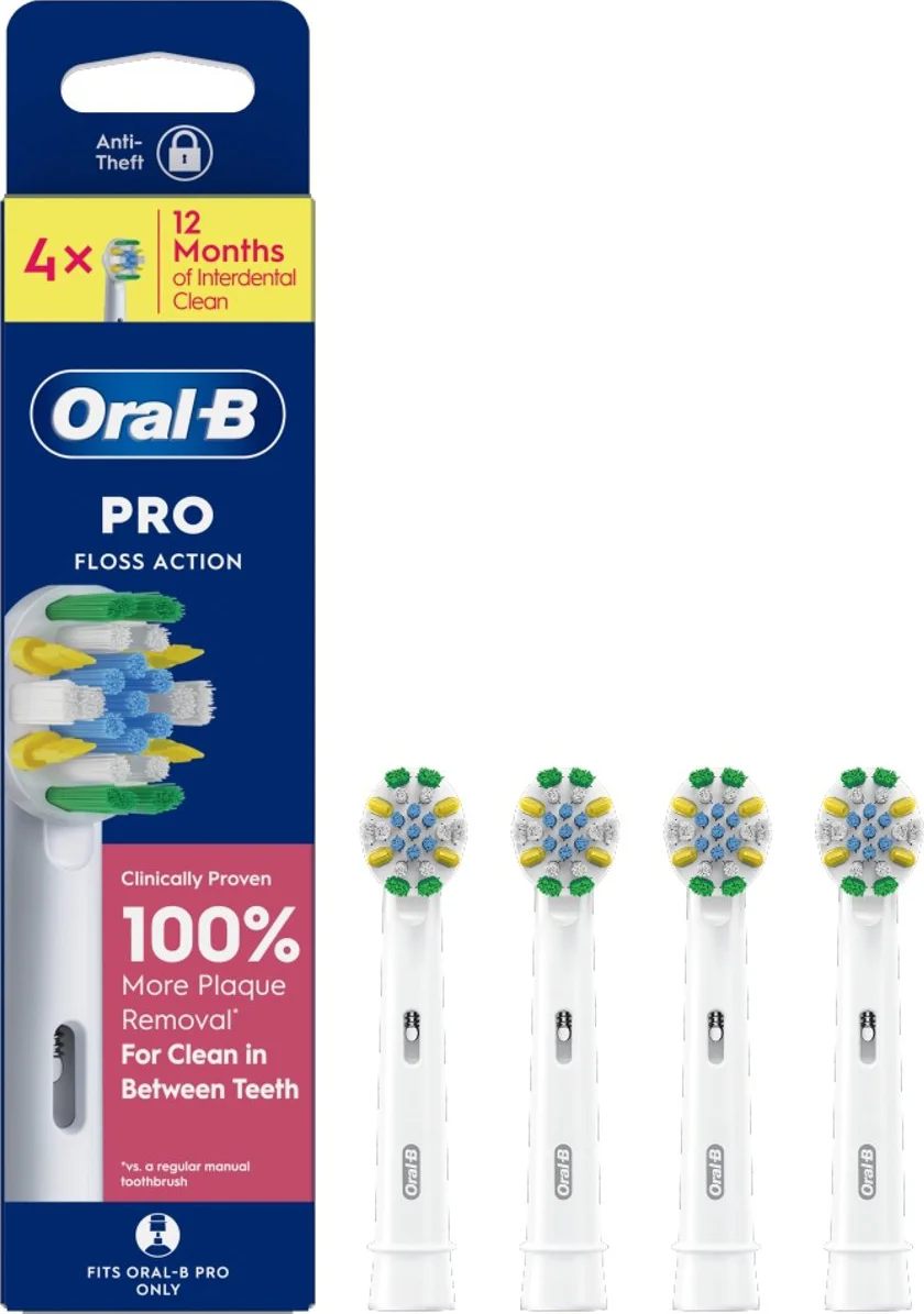 Oral-B Pro Floss Action Opzetborstels 4ST